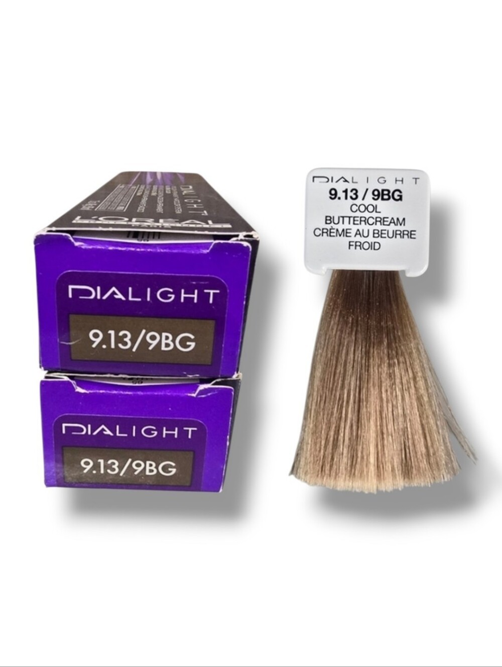 L'Oreal Professionel DIALight 2 Tubes Ammonia-Free 9.13/9BG Cool Buttercream